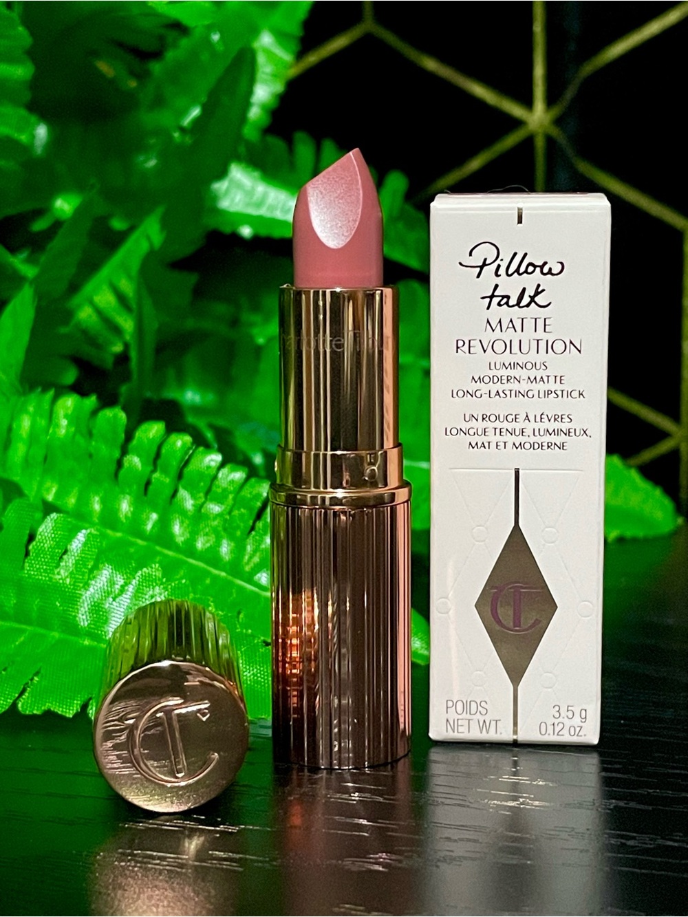 Charlotte Tilbury Matte Revolution Lipstick Shade Pillow Talk